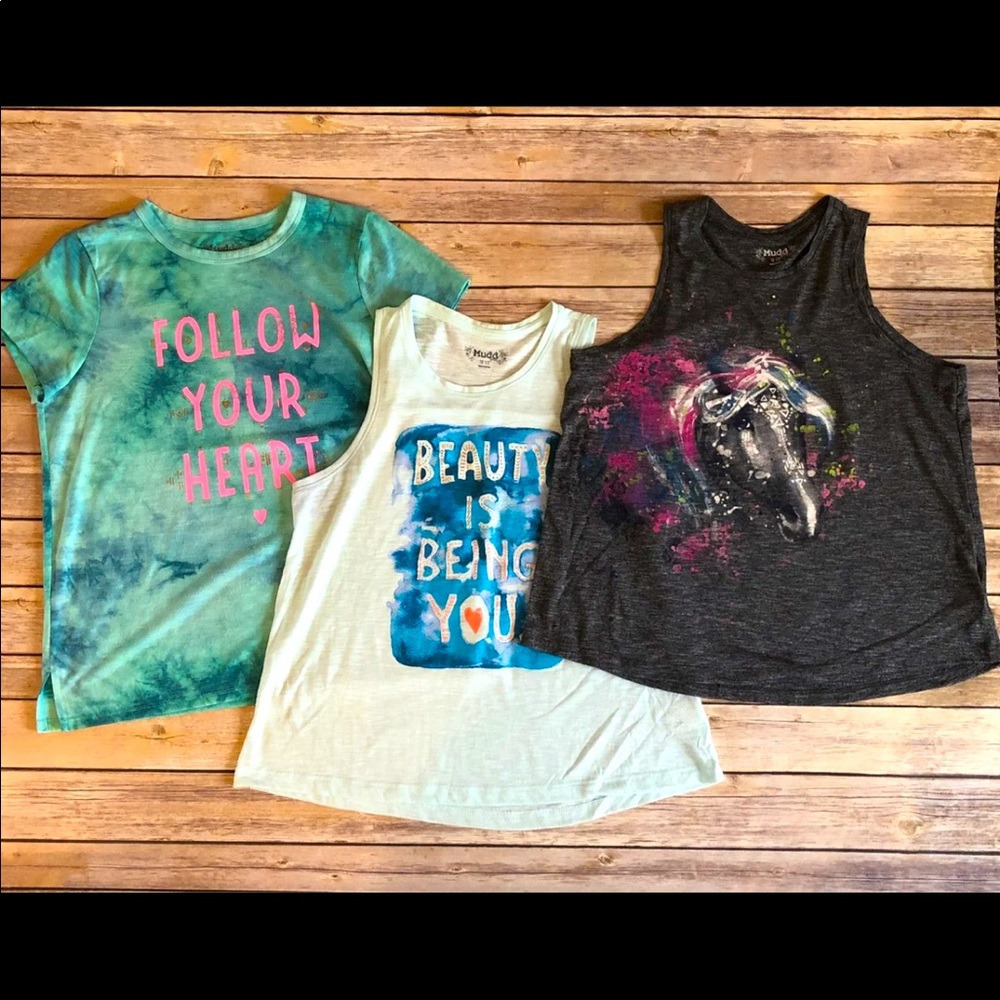 MUDD Tank Top T-Shirt Lot of 3 XL 16 1/2 +